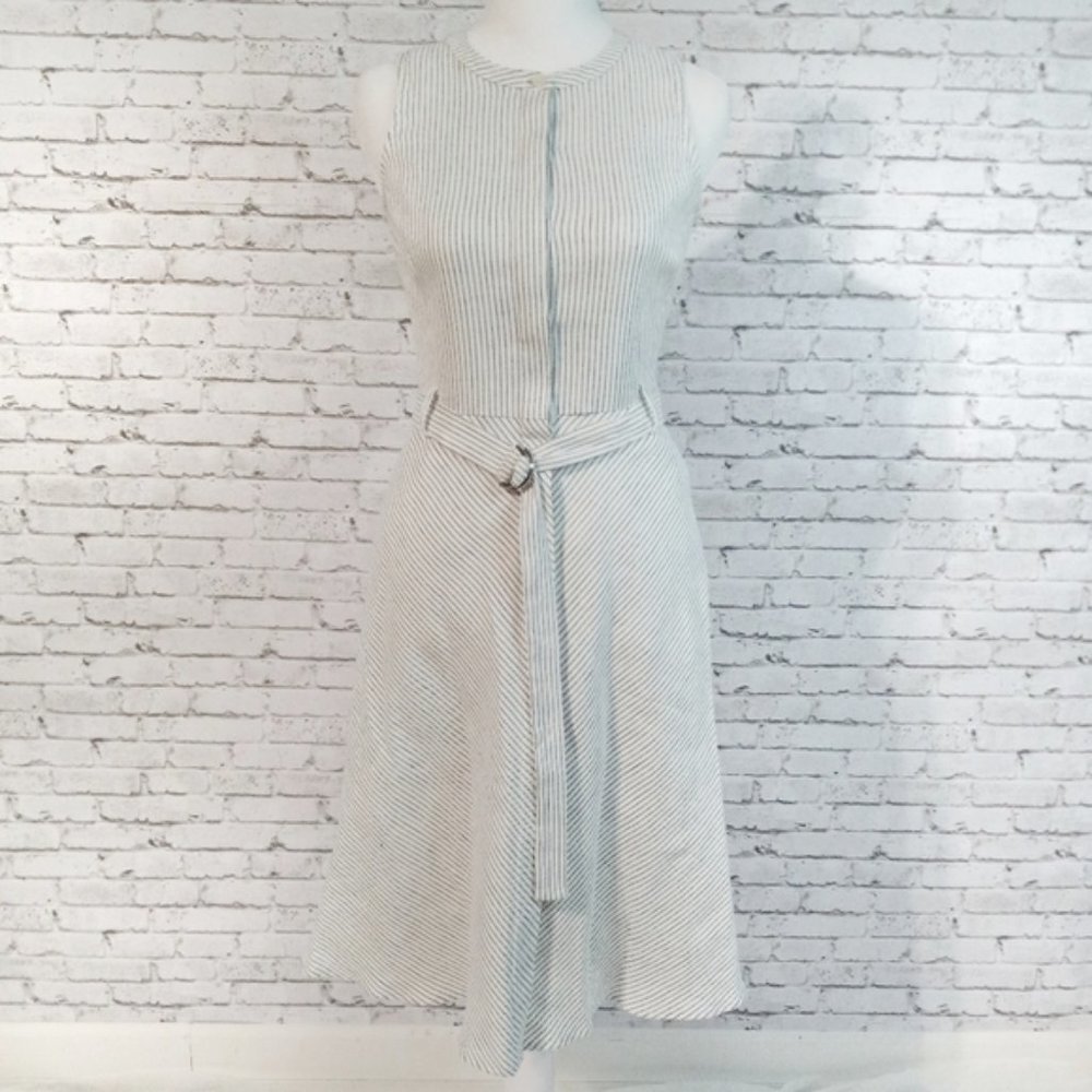 Banana Republic Striped Shirtdress New